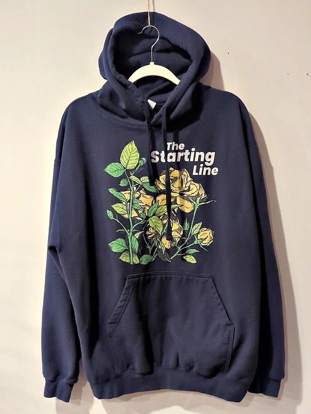 The Starting Line Hoodie Navy Tultex size XL